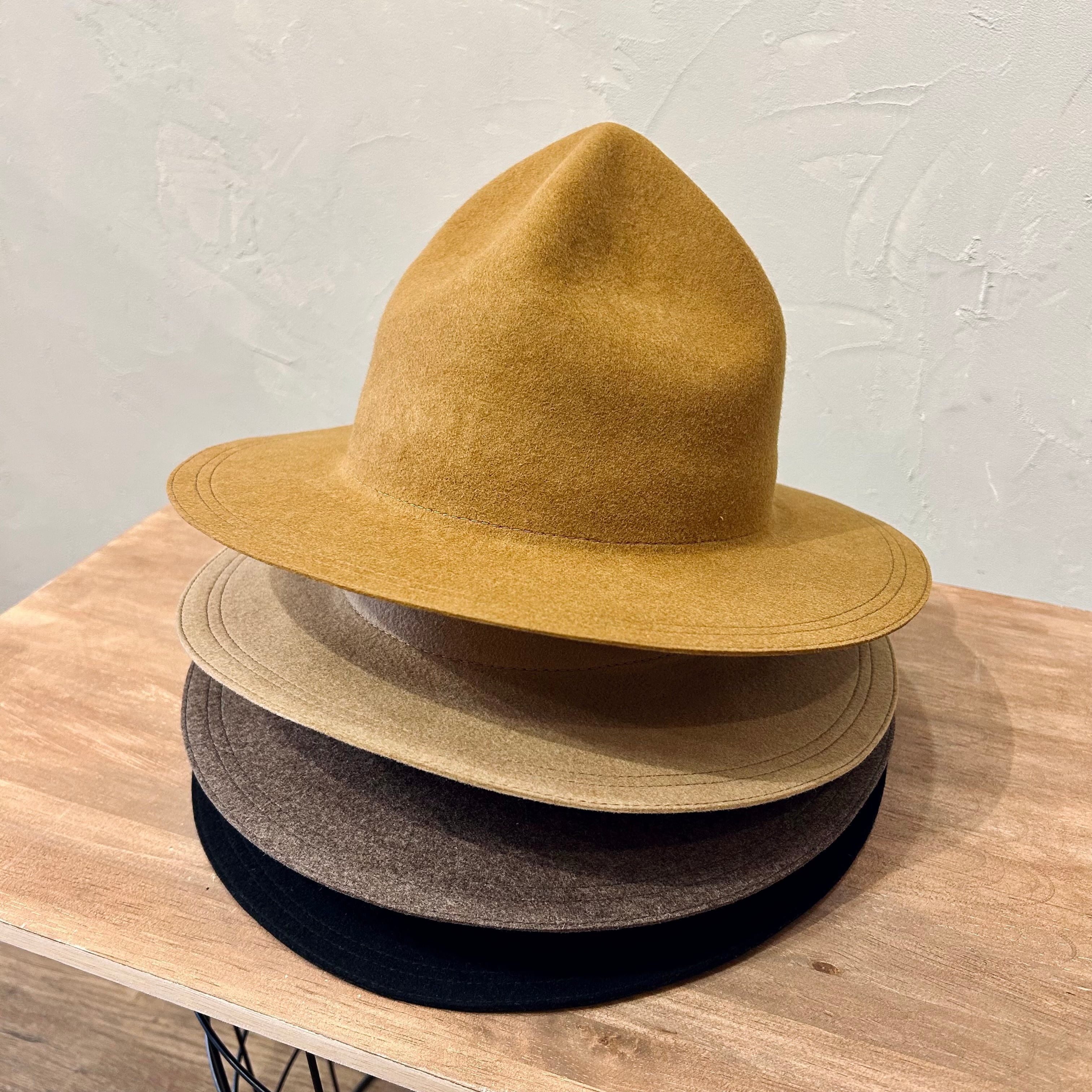 HIGHER POLAND FELT WIDE BRIM Mt.HAT | MYHAT (マイハット) 帽子屋