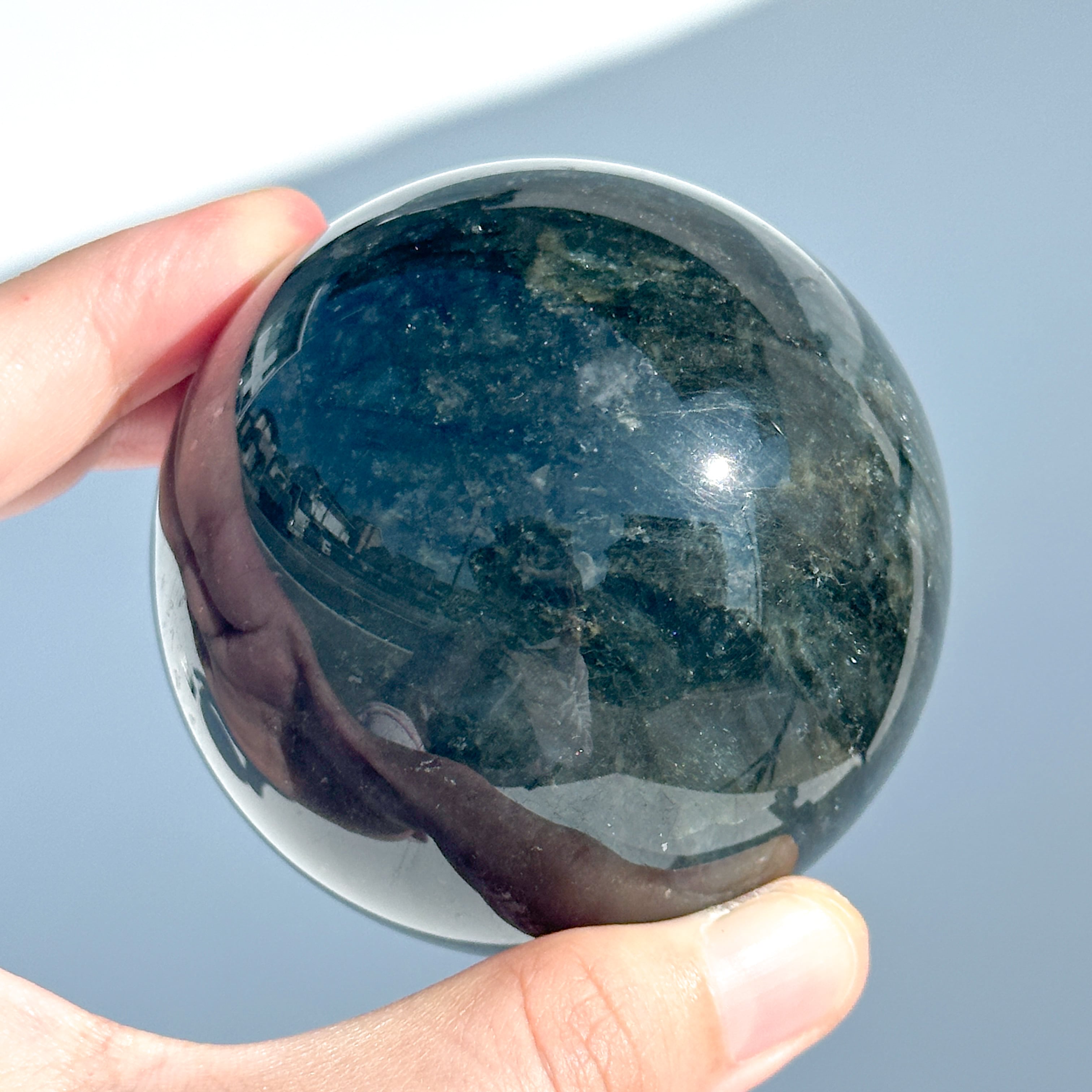 Bigラブラドライト スフィア 93◇ Labradorite ◇天然石・鉱物