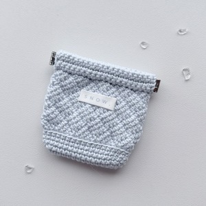 Snap Pouch〈 SNOW. Blue 〉