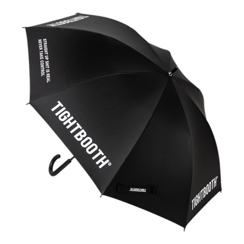 【TIGHTBOOTH】LABEL LOGO UMBRELLA (Black)〈国内送料無料〉