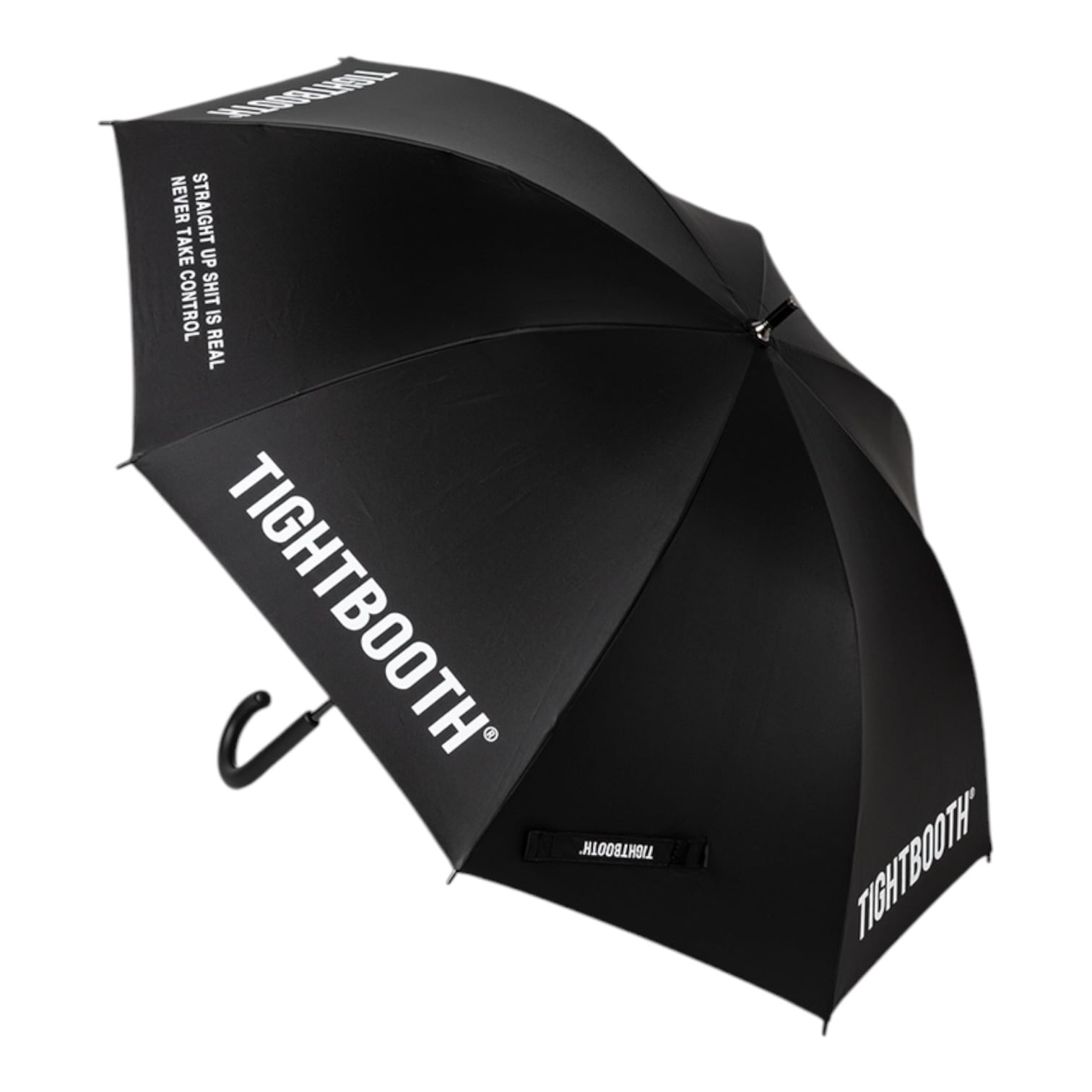 【TIGHTBOOTH】LABEL LOGO UMBRELLA (Black)〈国内送料無料〉
