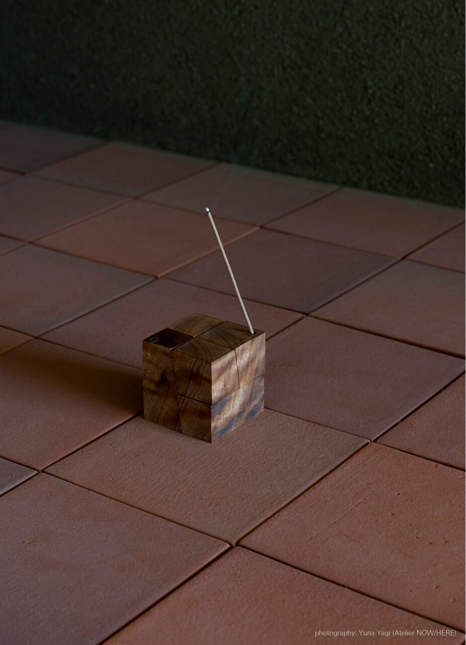 CUBE595 | Incense Holder <Wood>  5点セット