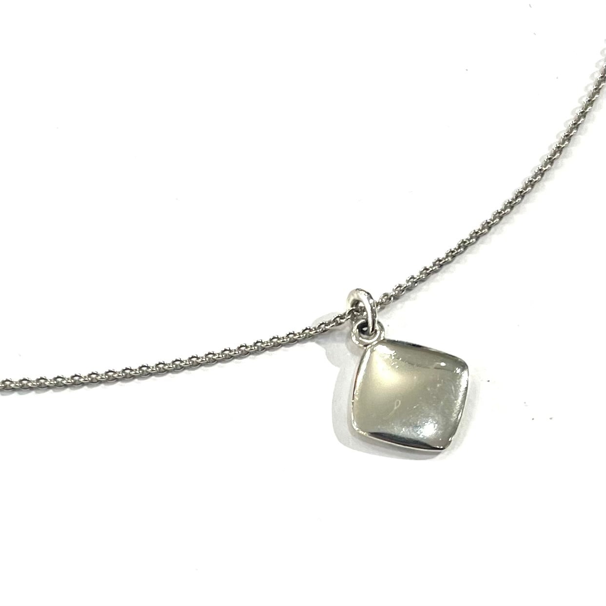 TIFFANY&CO.】2692 T&COティファニータグスクエアプレート ネックレス