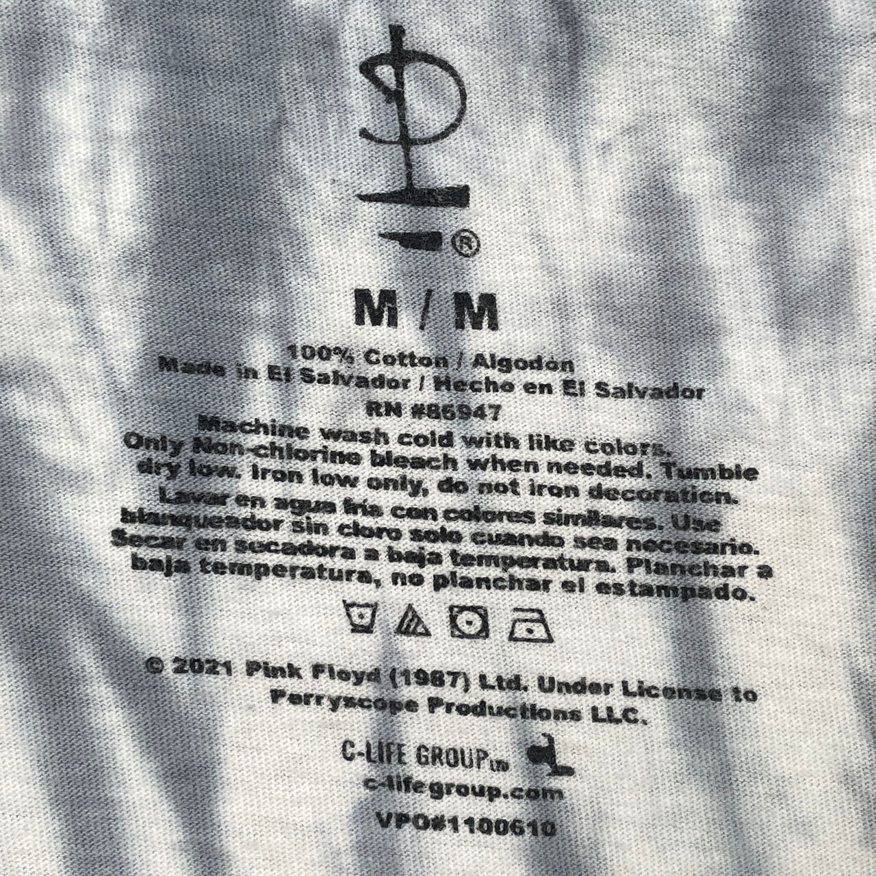 PINK FLOYD ピンクフロイド タイダイ バンドTシャツ バンT アルバム 