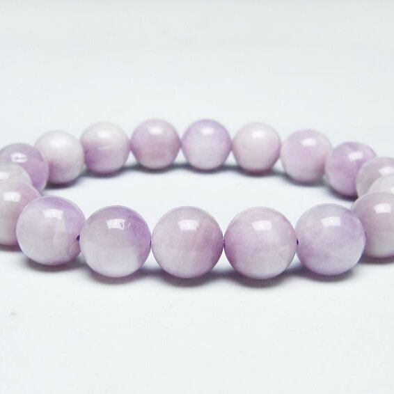 クンツァイト ブレスレット 11mm ミルキークンツァイト ブレス 一点物 メール便可 [M便 1/10] 111-46407