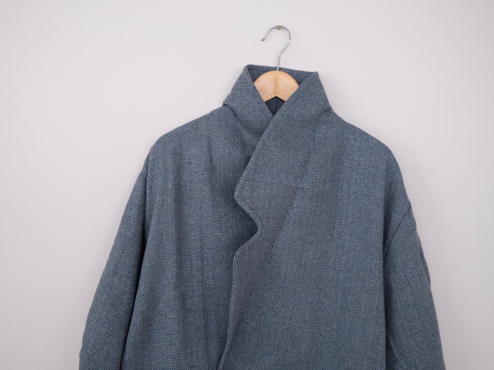 HOMELESS TAILOR”Batten Jacket Sax' | Lapel online store HOMELESS TAILOR”Batten Jacket Sax' | Lapel online store