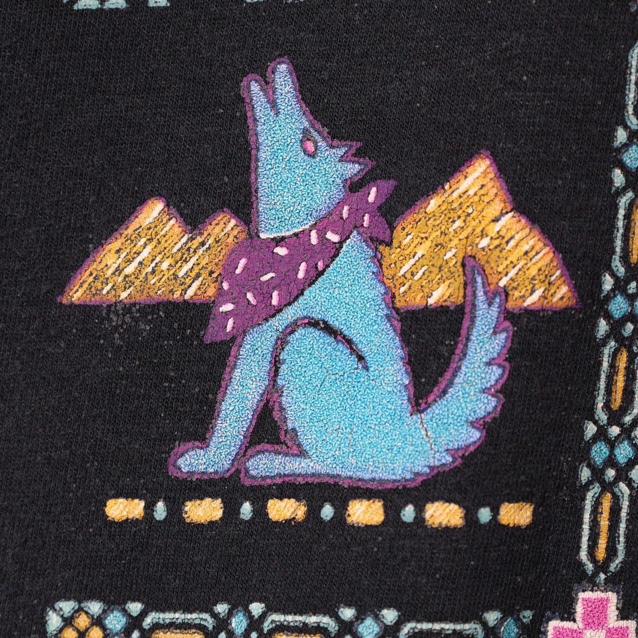 美品 XL 90s USA 墨黒 袖裾シングルステッチ Tシャツ ブラック