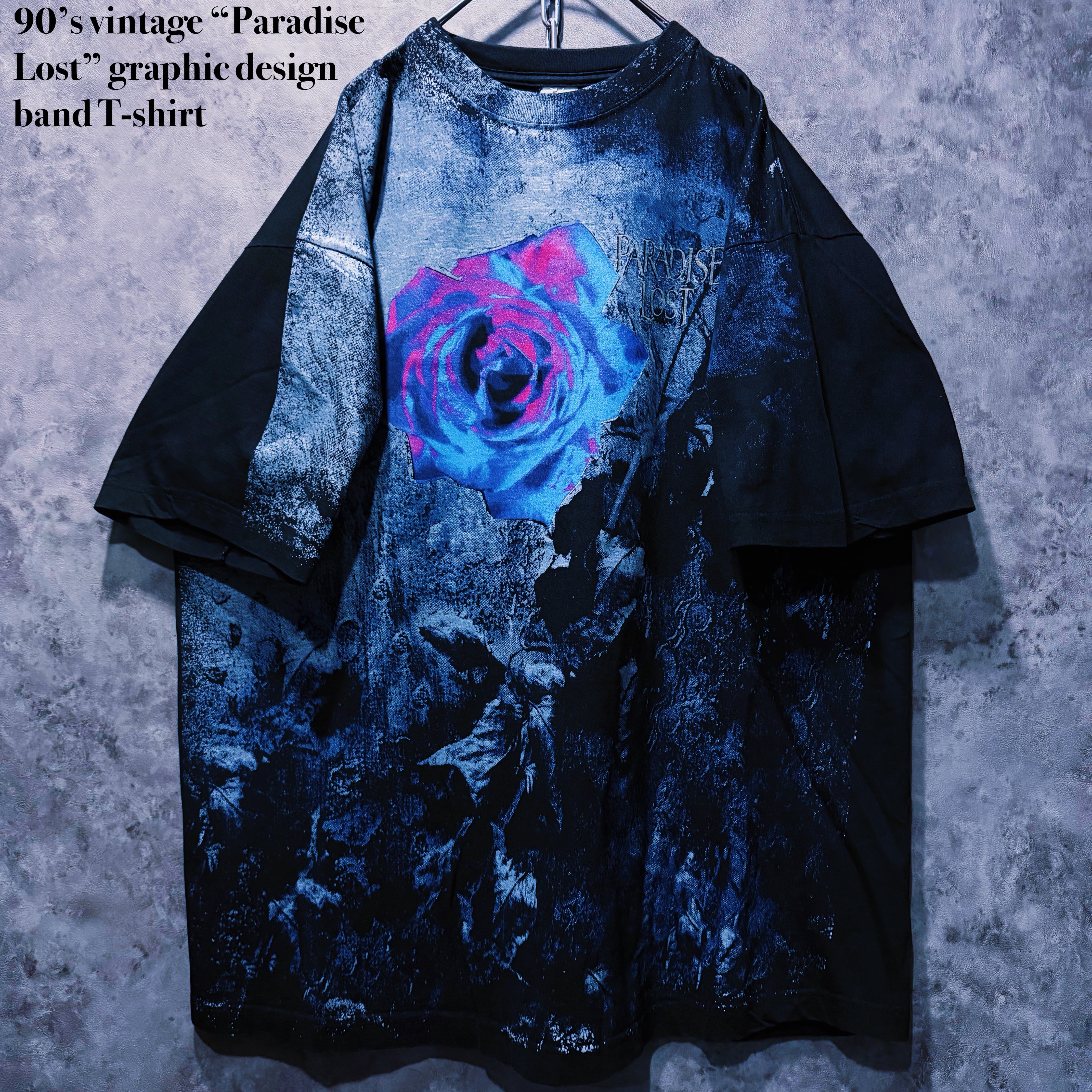 【doppio】90’s vintage “Paradise Lost” graphic design band T-shirt