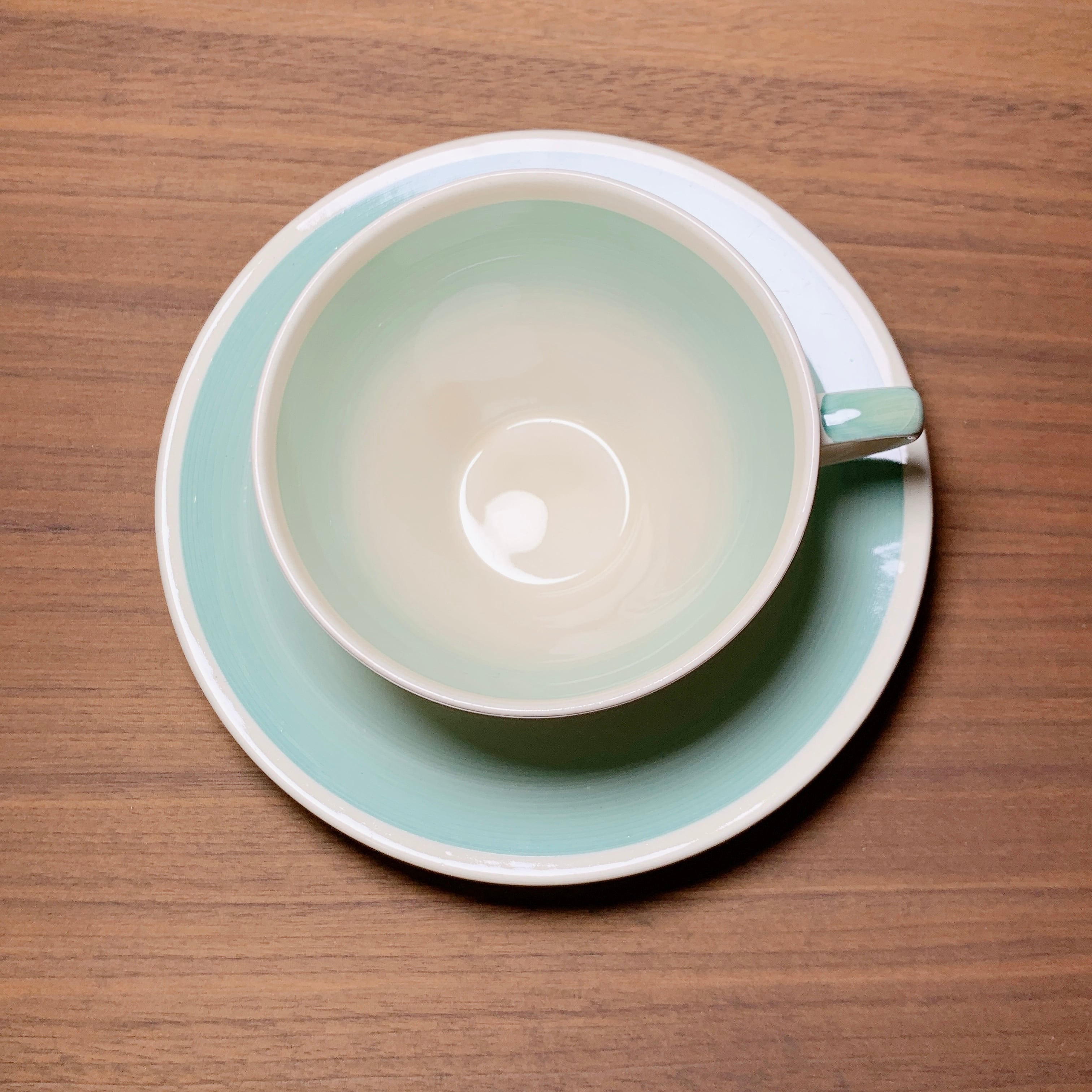 セール】スージークーパー グレイリーフ グリーン カップ＆ソーサー A