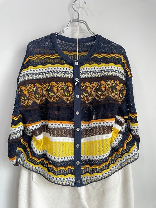 boussole  14G Floral Lace Jacquard　2Way  カーディガン 新作