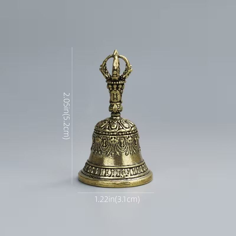仏教鈴 ミニベル 金属製 ハンドベル 密教法具 仏具 鐘 チベットベル