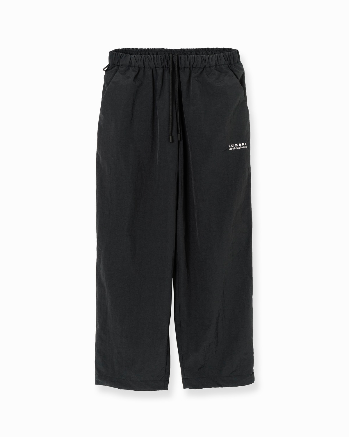 Restock】VENTILATION NYLON WIDE TAPERED PANTS (BLACK) | SUMARI