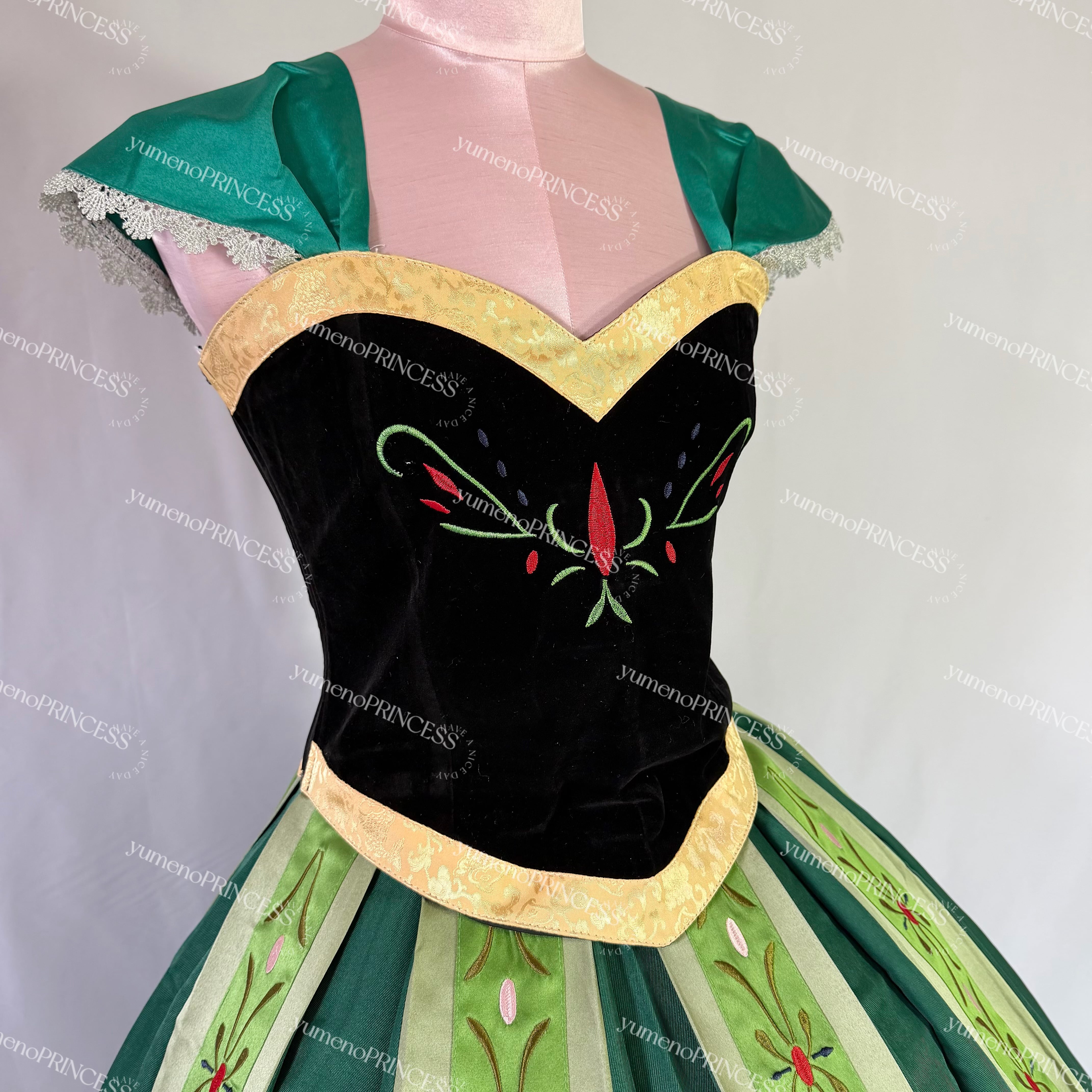 dハロ アナ雪 載冠式ドレス オーダーメイド衣装 | yumenoPRINCESS