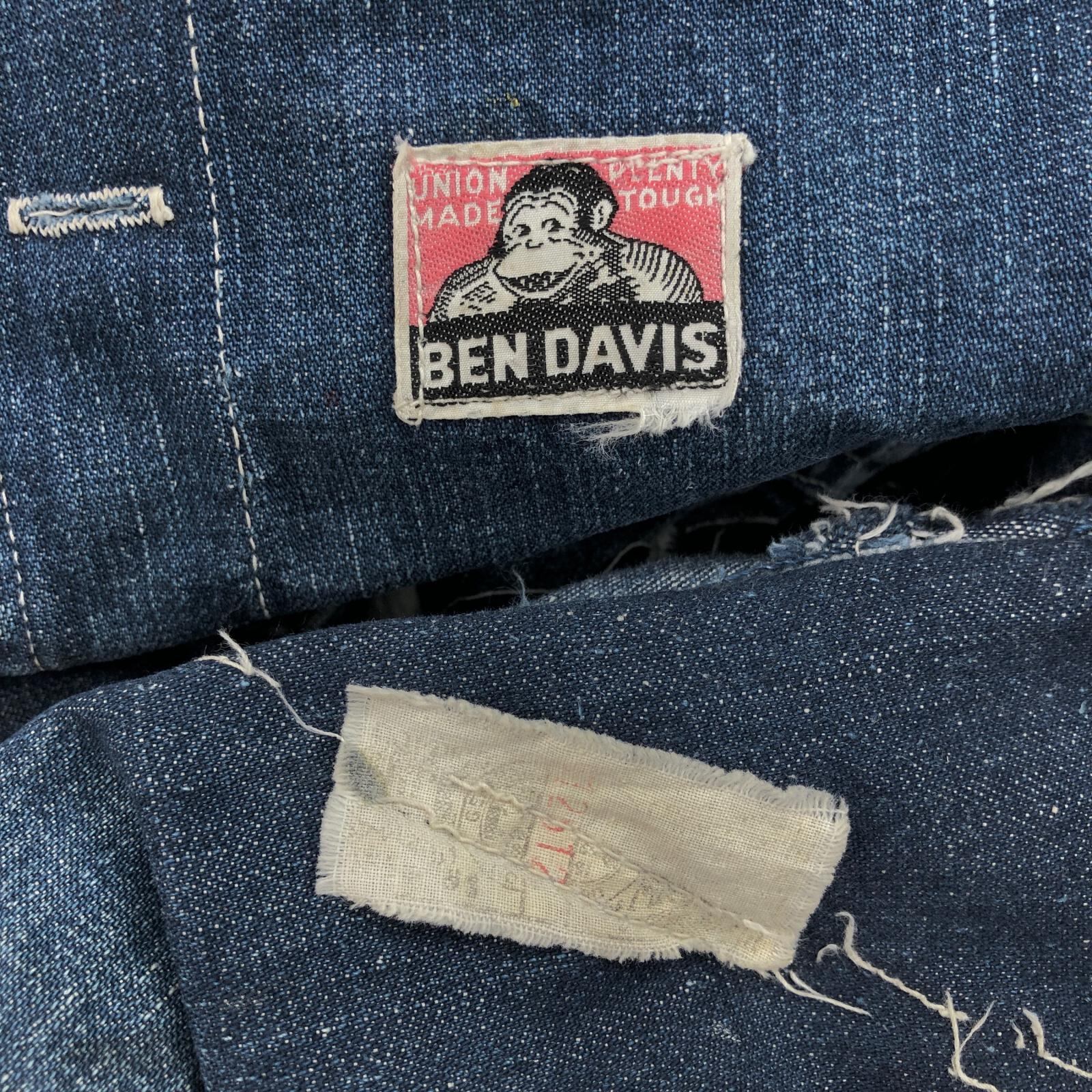 BEN DAVIS ベンデイビス 50- 60年代 デニム つなぎ ワーク