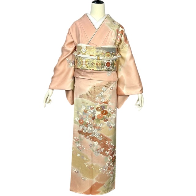 訪問着・附下げレンタル フルセット HT-0139-Lサイズ