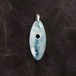 糸魚川翡翠 コン沢 青翡翠 大珠型ペンダントトップ    6.7g  Itoigawa Blue Jadeite pendant top