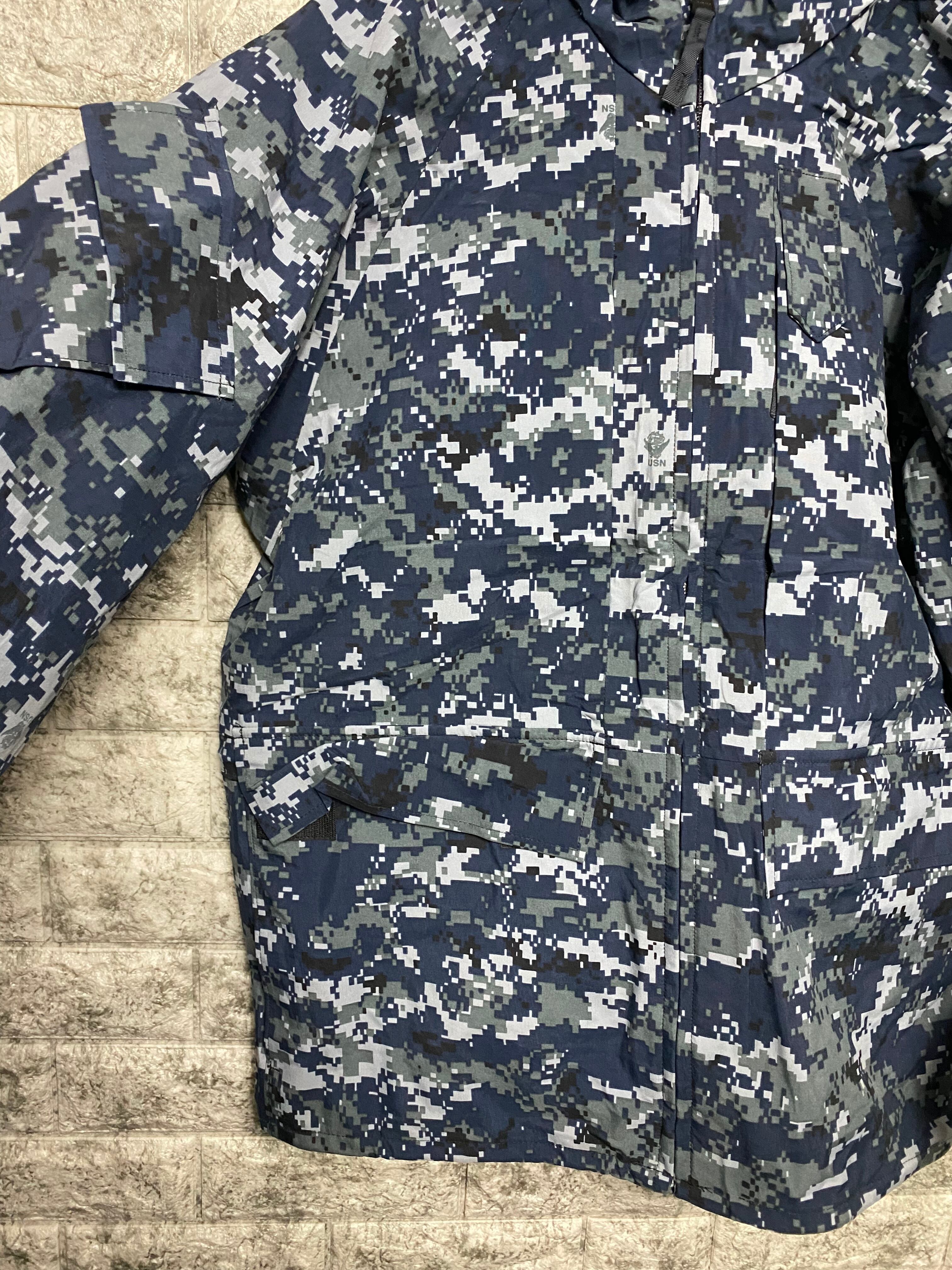 米軍　ゴアテックスバーカ S/R NWU AOR USN 美品