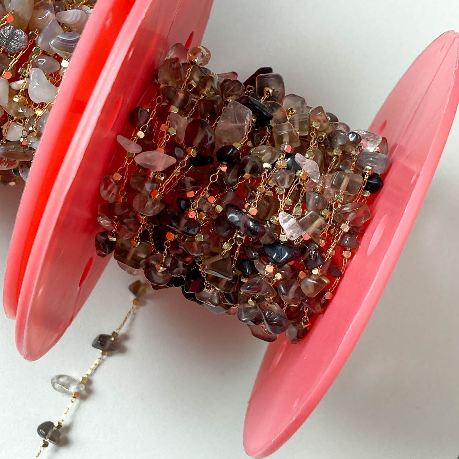 再入荷〉天然石デザインチェーン（10cm〜） | Dua-アクセサリーパーツ