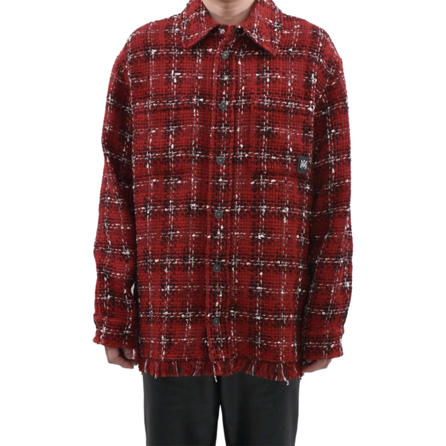 【AMIRI】TWEED FLANNEL OVERSHIRT
