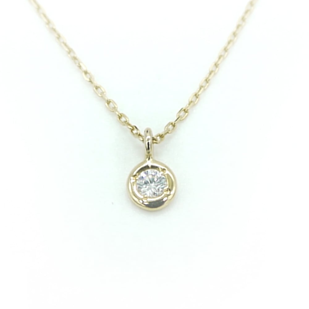 STAR JEWELRY スタージュエリー K18 ダイヤモンド ネックレス 18金 Y03077