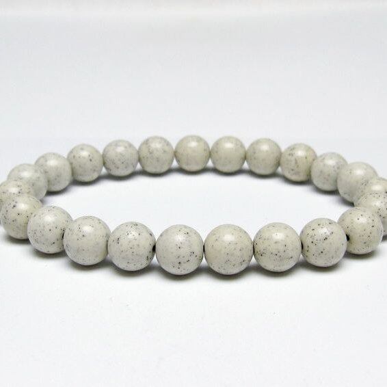 北投石 ブレスレット 9mm 一点物 メール便可 111-50246