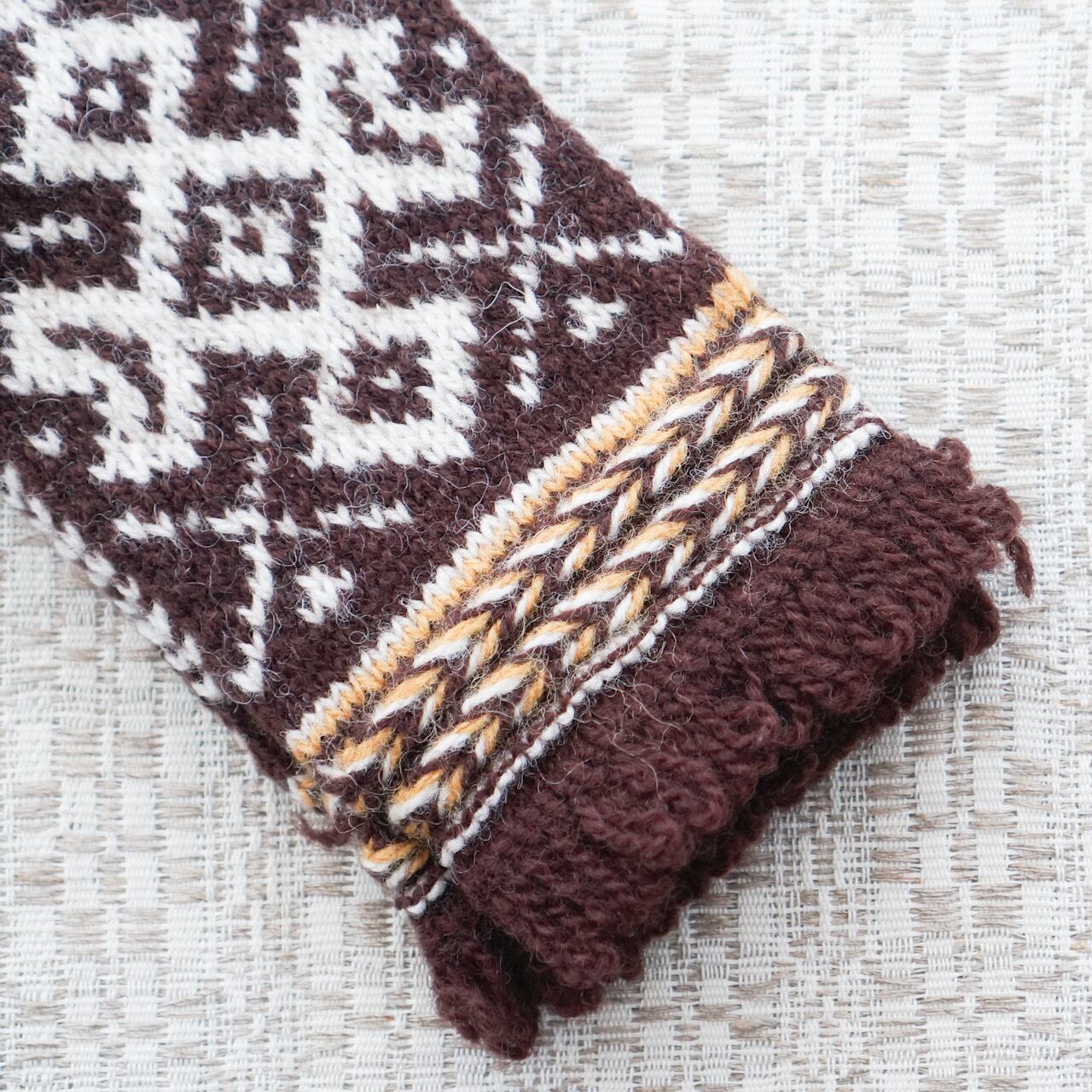 ラトビアの手編みのミトン　6