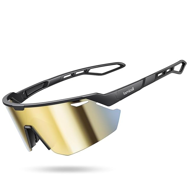 新品未開封》[Lamicall] スポーツサングラス 偏光レンズ 自転車 登山