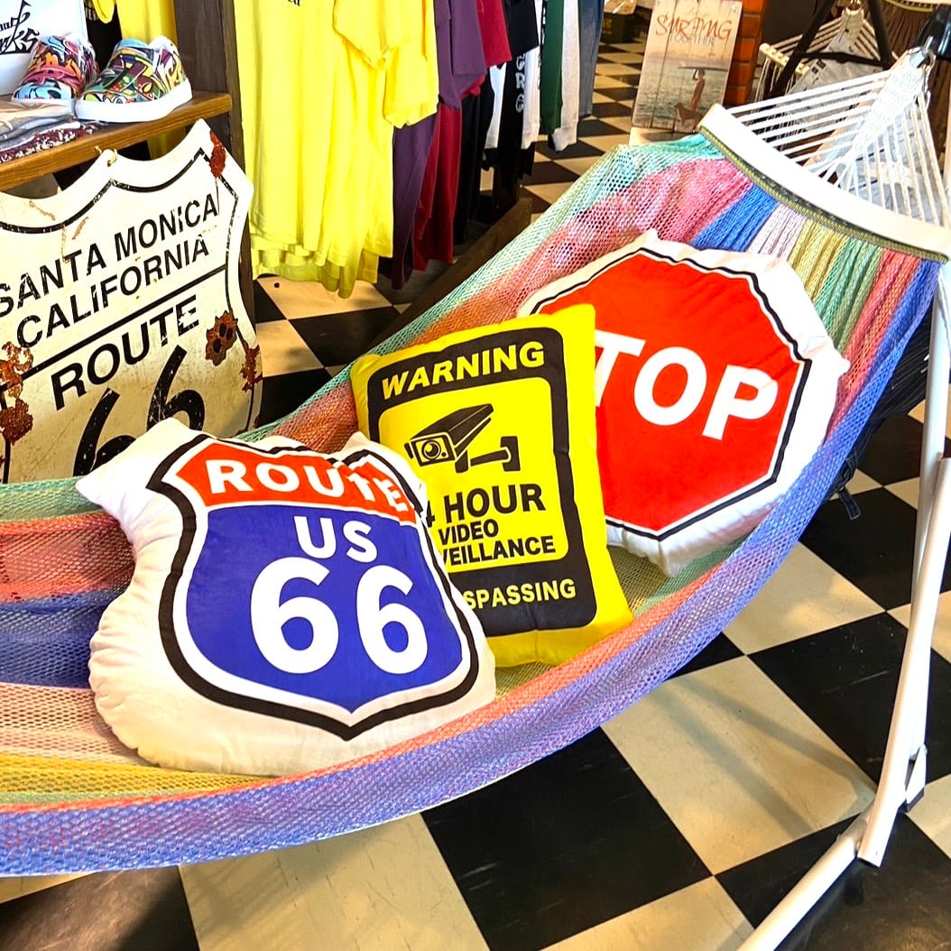 アメリカンサインクッション ROUTE66 | アメリカン雑貨 プラウドワークス