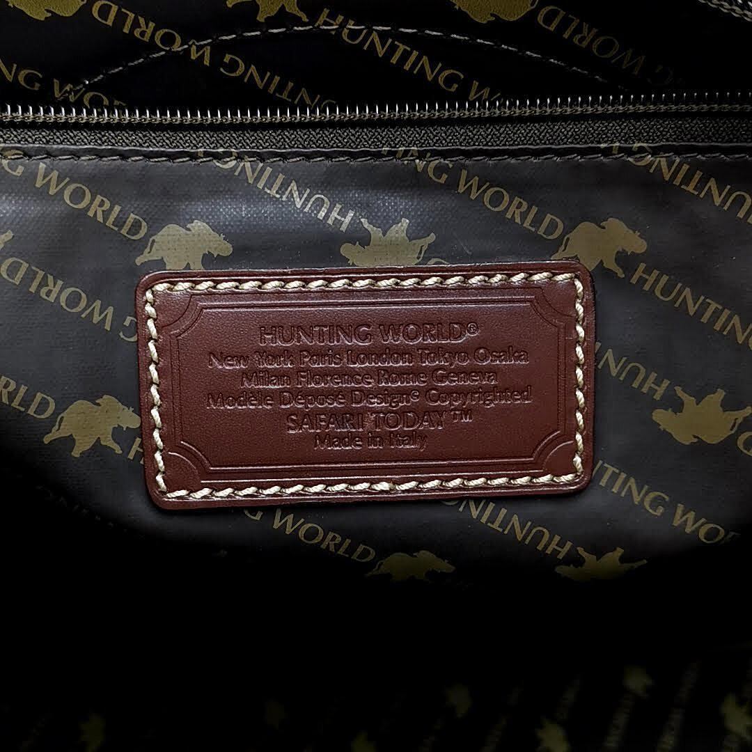 美品 ハンティングワールド トートバッグ サファリ 03-23052007