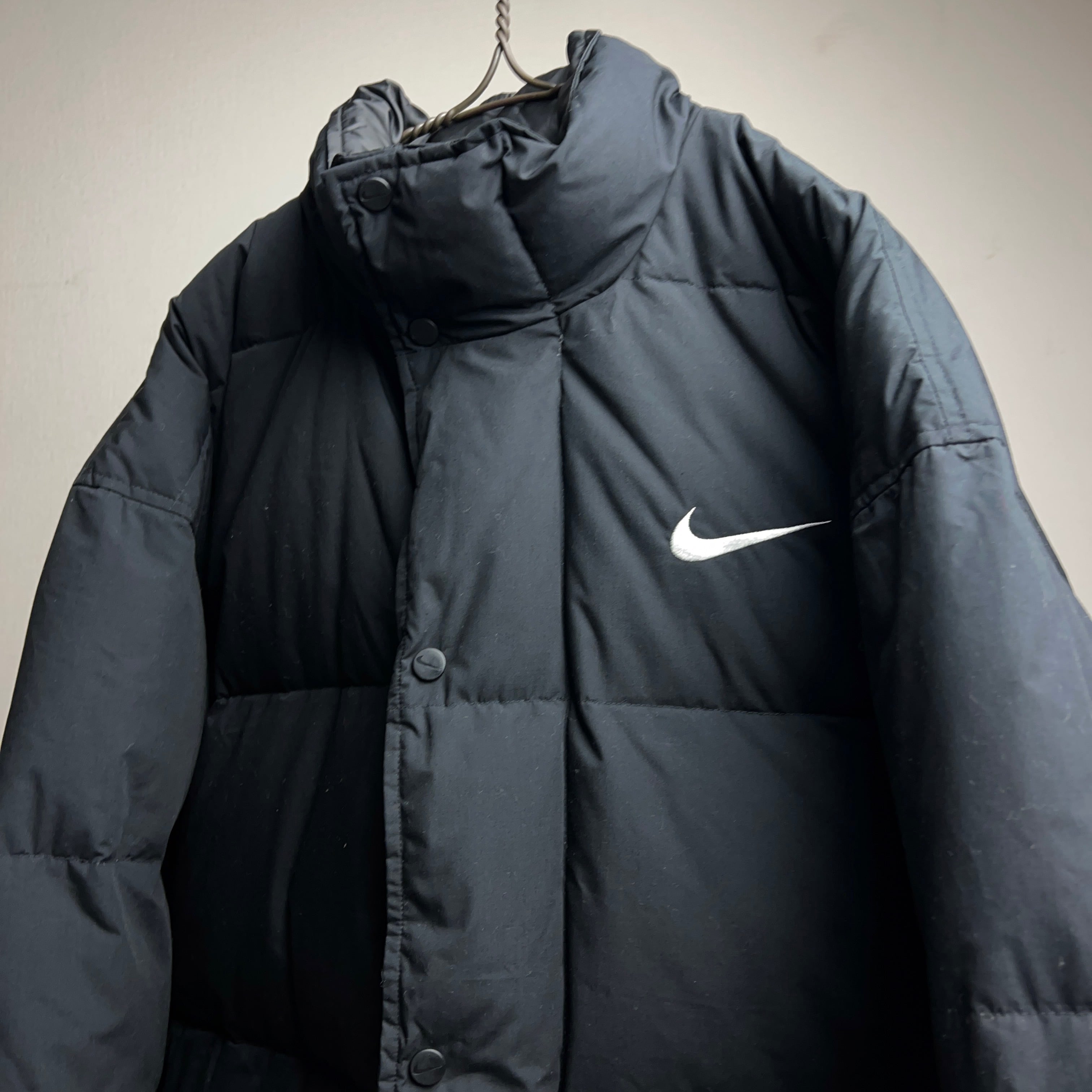 Deadstock 90's “NIKE” SWOOSH DOWN JACKET SIZE M 90年代 ナイキ ダウンジャケット デッドストック  銀タグ【0908A39】【送料無料】