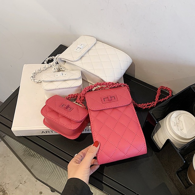 チェーン サマー 夏物 スクウェア 手作りハンドバック17921759781