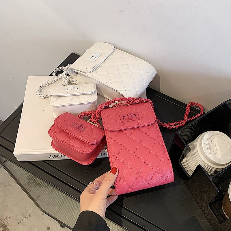 チェーン サマー 夏物 スクウェア 手作りハンドバック17921759781