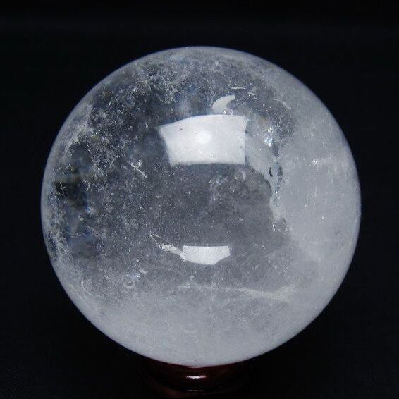 水晶 丸玉 59mm スフィア 置物 水晶玉 一点物 151-8880