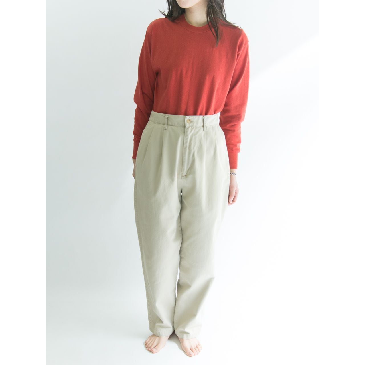 【Ralph Lauren】Made in U.S.A. 2tuck wide chino pants（ラルフローレン アメリカ製 2タックワイドチノパン）3e