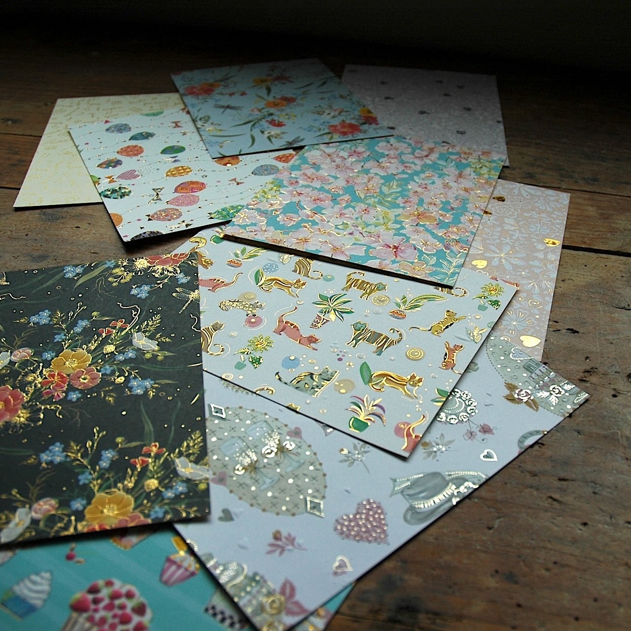 デザインペーパーシール】ランダム4種セット | Atelier d' Papier