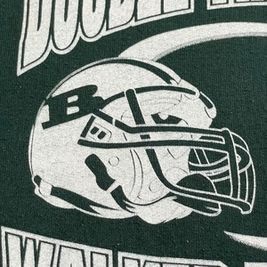 【PORT&COMPANY】アメフト スーパーボウル DOUBLE THE TROUBLE WALKER RENEGADES SUPER BOWL 2013 ロゴ パーカー プリント スウェット フーディー hoodie プルオーバー L us古着