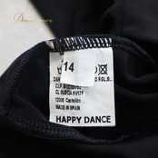 フラメンコ 衣装 HAPPY DANCE ファルダ スカート ブラック系 黒 無地 フリル ボランテ ダンス パーティ 発表会 伸縮 ストレッチ ダンス衣装 舞台衣装 発表会衣装