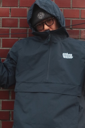 BLAZZ by IRA Water Resistant Windbreaker Anorak 24' [NAVY]