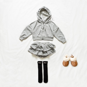 春パーカー&かぼちゃパンツスカートセット