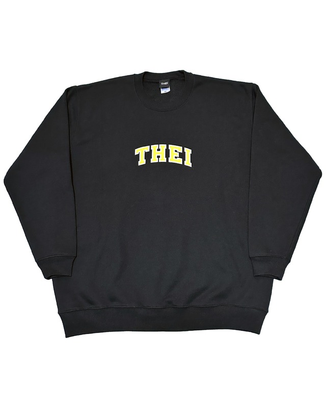 COLLEGE SWEAT SHIRT - BLACK