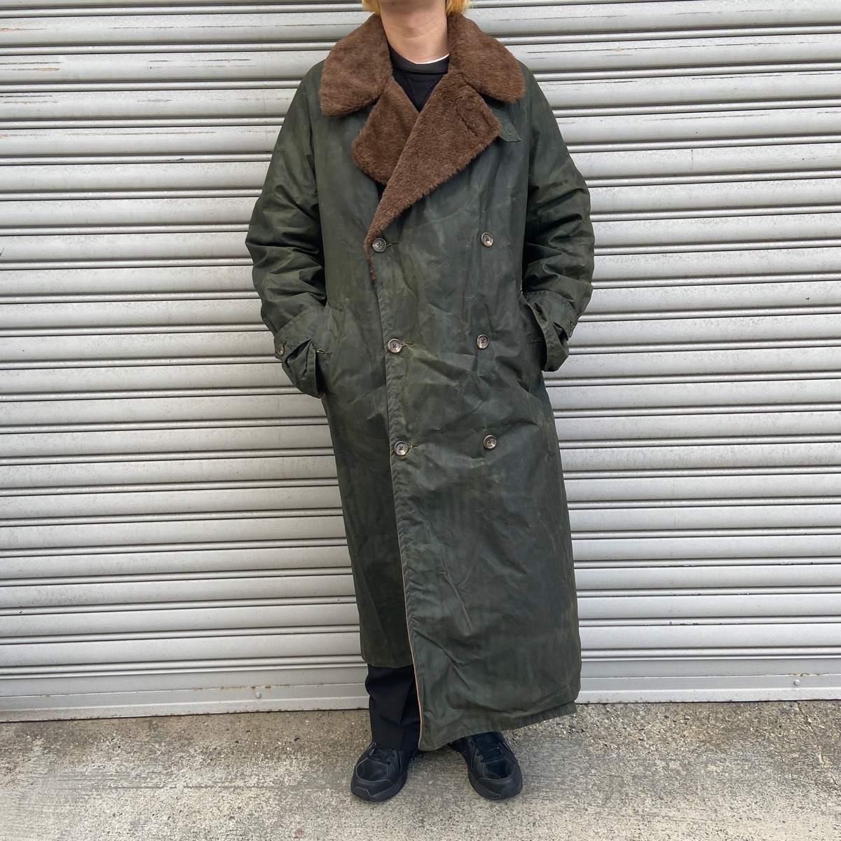 COACH コーチ メンズ コート トレンチコート 黒 オシャレ レア 