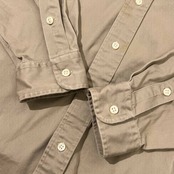 90s Ralph Lauren ラルフローレン BLAKE BD ボタンダウン 長袖シャツ LL/ベージュ メンズ ビンテージ