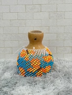 【Mサイズ】ひょうたん製シェケレ Shekere 蝶のゆらめき