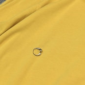 custom draw cord half zip long sleeve tee