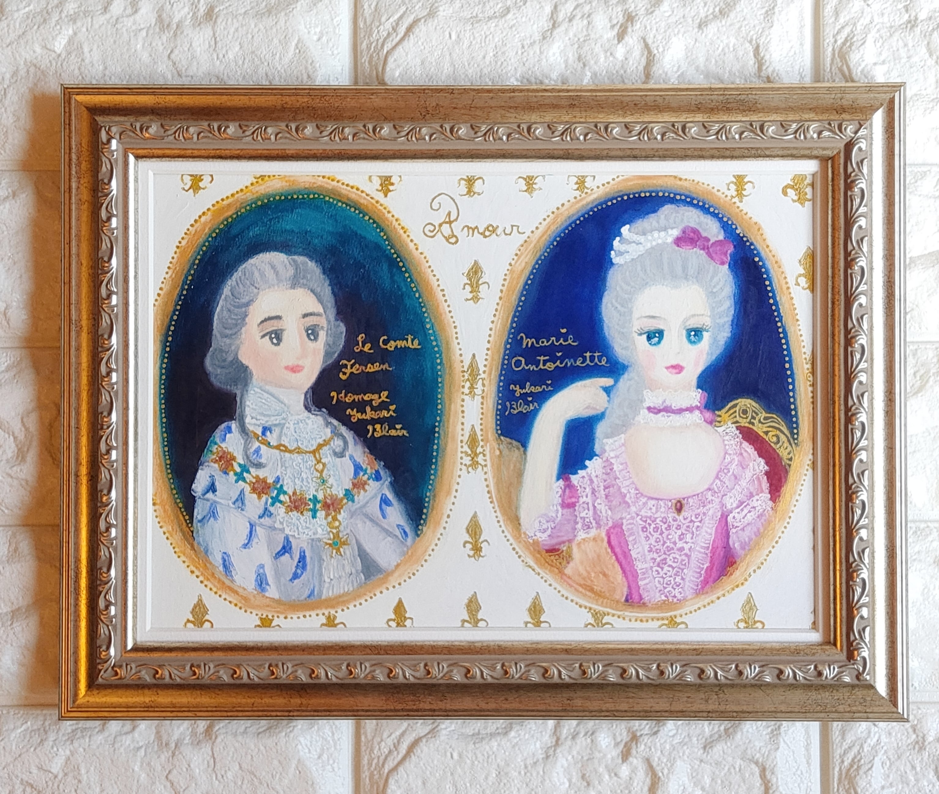 オマージュ作品 鷹を持つ少女 | Yukari Blair Art Gallery