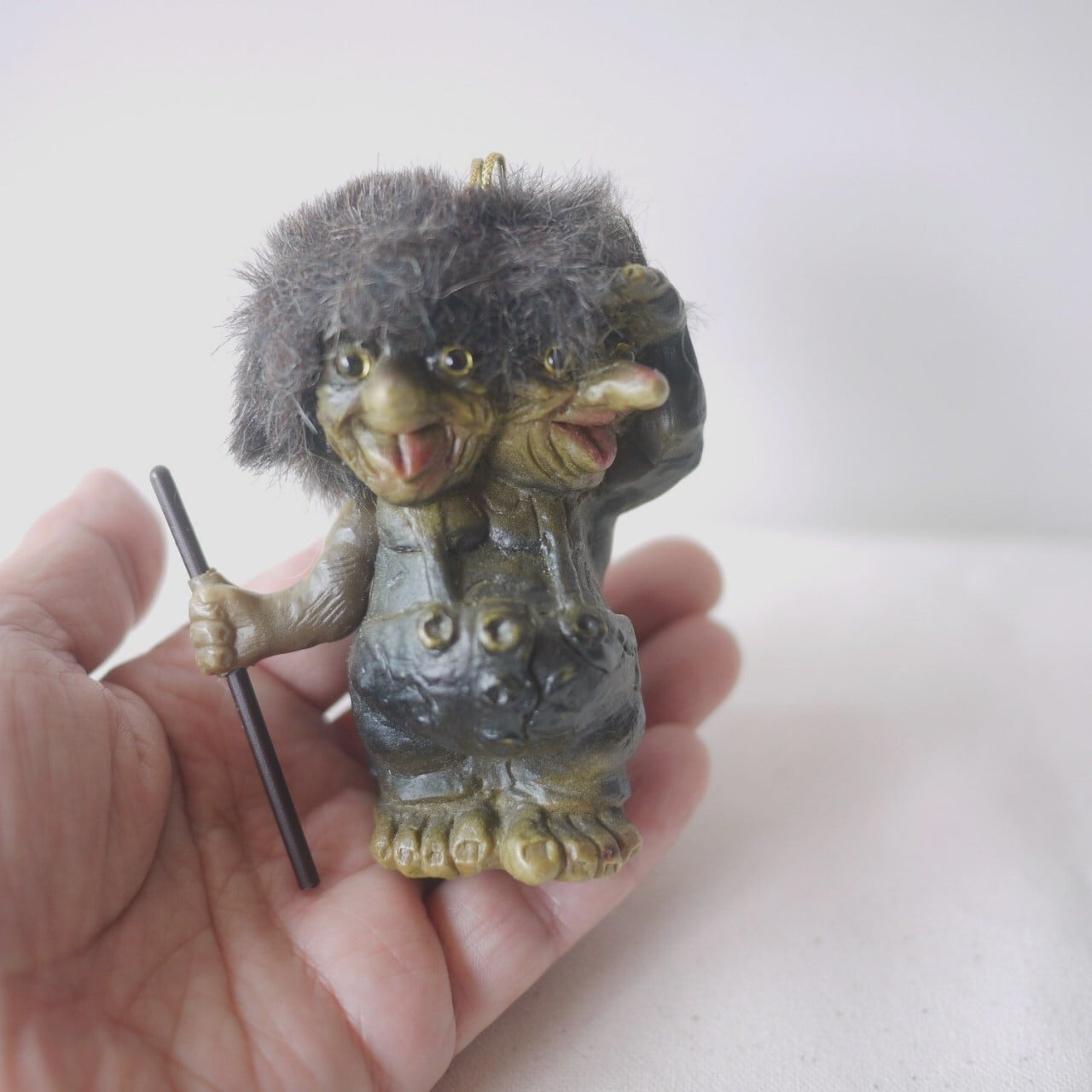 北欧の妖精 NyForm Troll 双頭トロール人形 ノルウェー ヴィンテージ