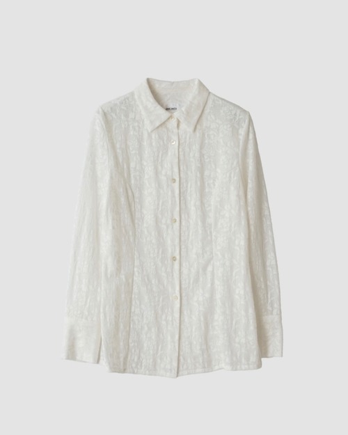 JANE SMITH/lace jacquard shirts