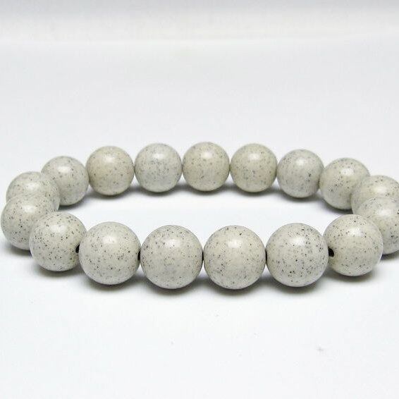 北投石 ブレスレット 12mm 一点物 メール便可 111-50143