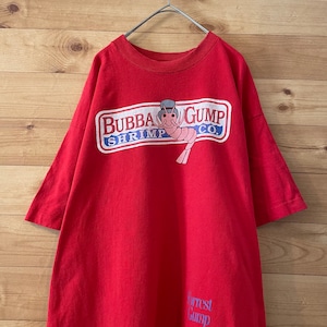 【FRUIT OF THE LOOM】90s  USA製 ババガンプ シュリンプ アドバタイジングTシャツ アメリカ古着