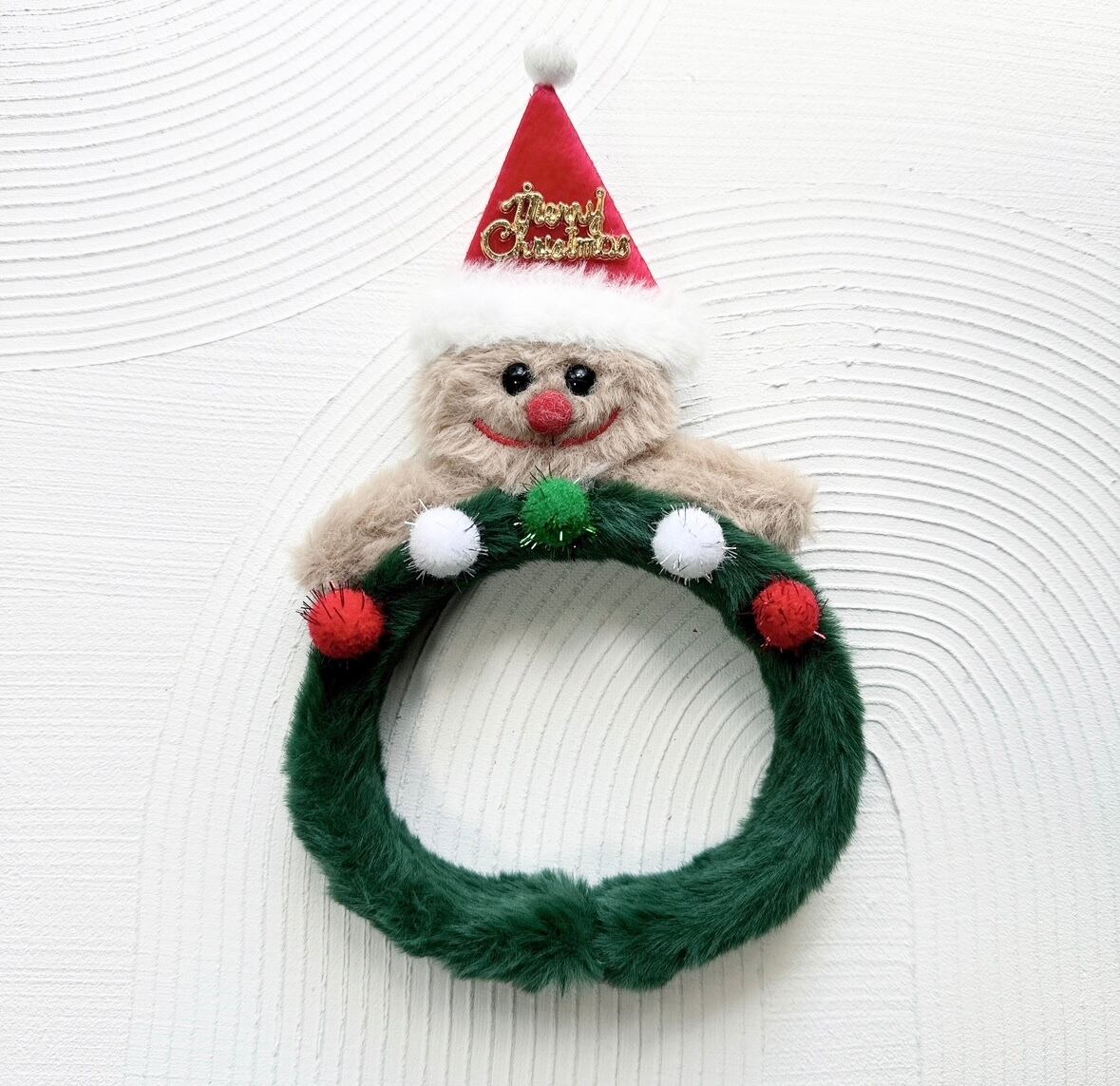 クリスマス*ジンジャーマンサンタカチューシャ